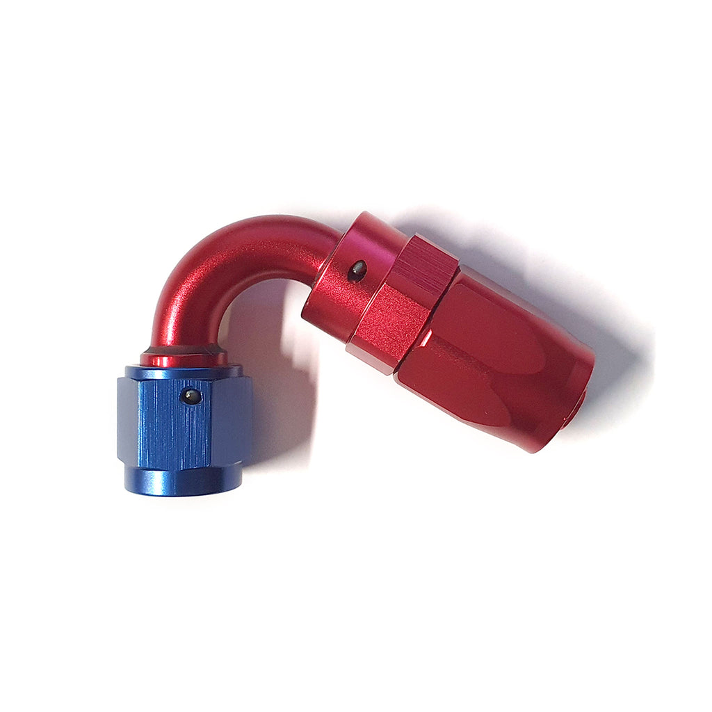 -12JIC 120° Red/Blue Fitting For Rubber Hose