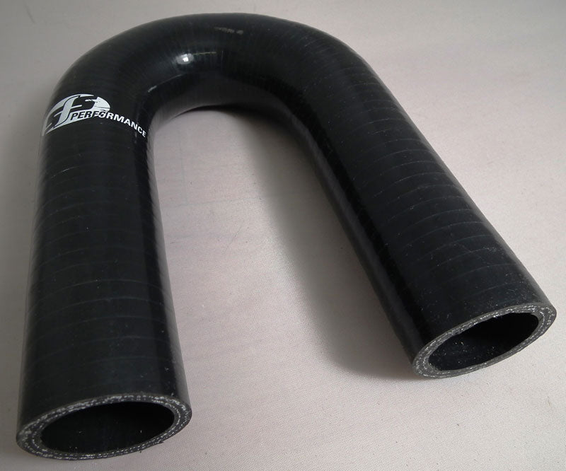 180° ELBOW 32MM BORE 102MM LEGS 3 PLY BLACK WATER COOLANT HOSE
