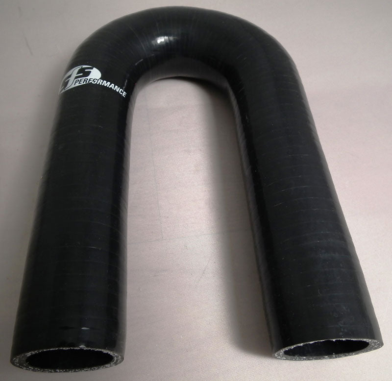 180&#176; ELBOW 32MM BORE 250MM LEGS 3 PLY BLACK WATER COOLANT HOSE