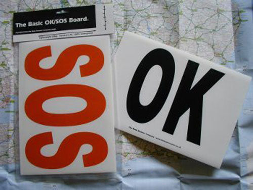 Basic OK/SOS Safety Board