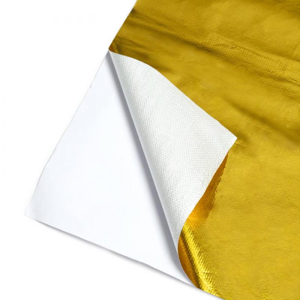 Gold Heat Reflective Sheet 50cm x 100cm with self adhesive backing