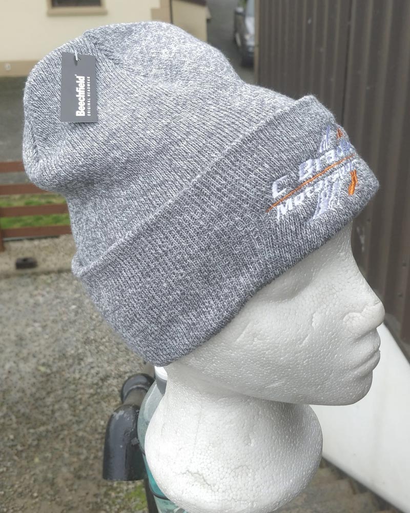 C Bradley Heather Grey Beanie