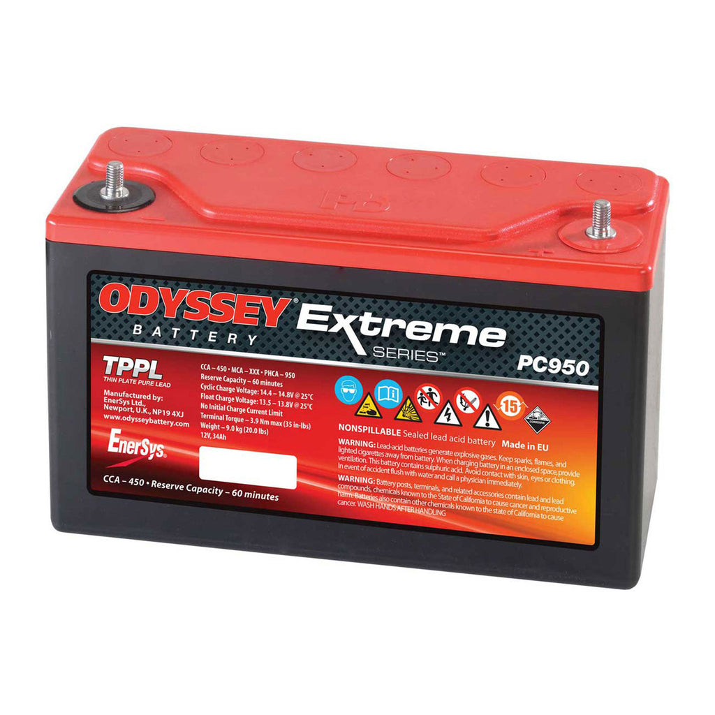 Odyssey PC950 Extreme Racing (Red Top 30) 12V 32Ah Drycell Starter Battery
