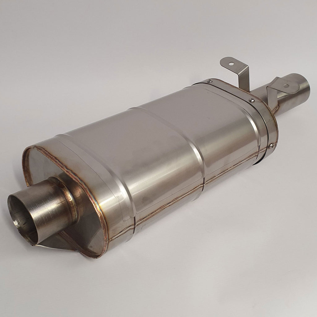 Stainless Steel Back Box with Repackable Rear Silencer