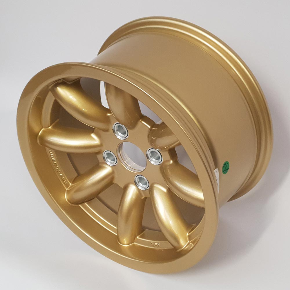 8.0" x 15" Revolution Competition Wheel in Gold, available in offset ET12