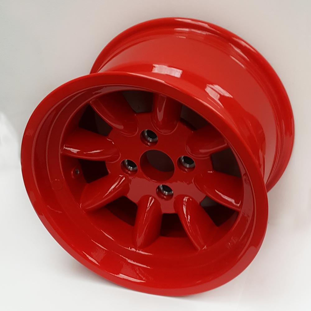 9.0" x 15" Minilite Wheel ET-12 in Red