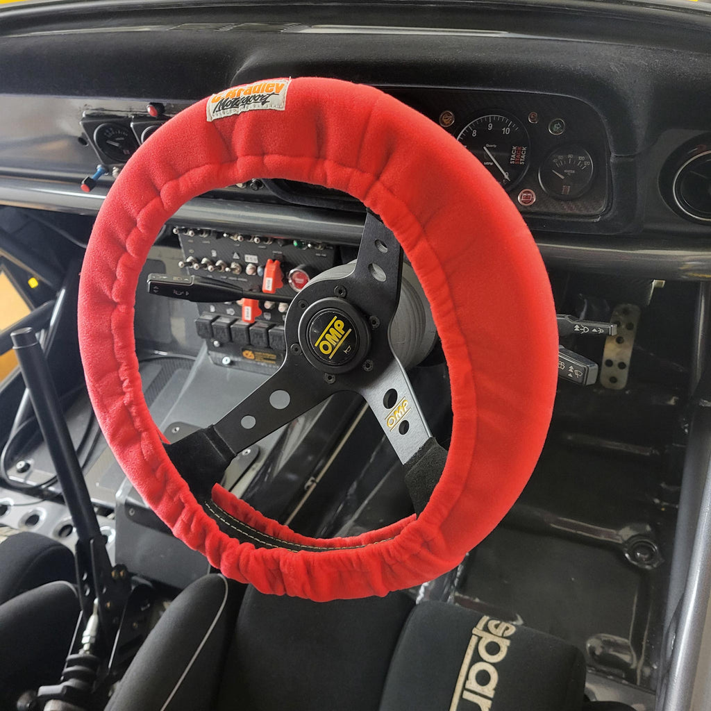 Red Elasticated Steering Wheel Cover