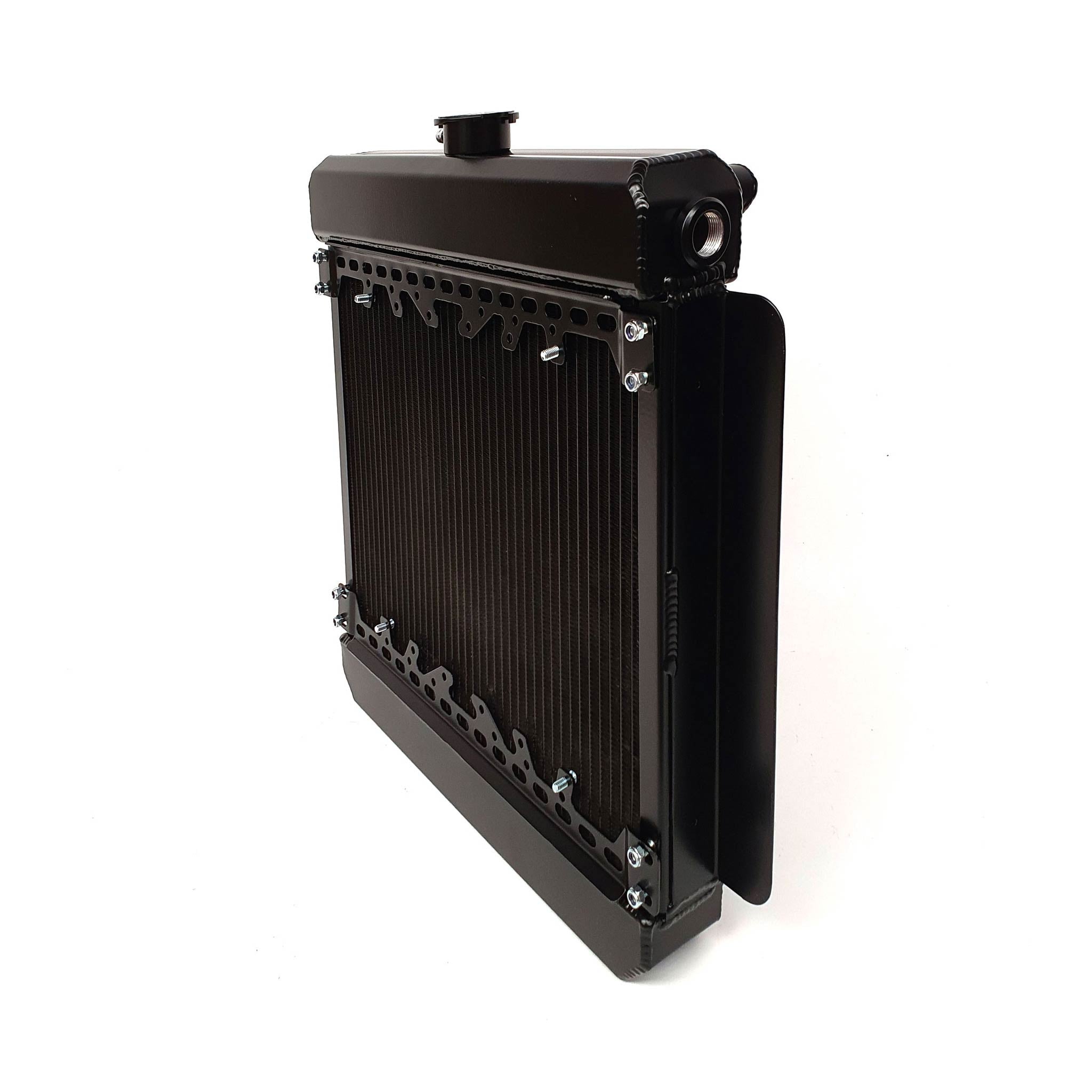 Millington & N/A Cosworth Black Alloy Radiator for Mk1/Mk2 Escort (Gri ...