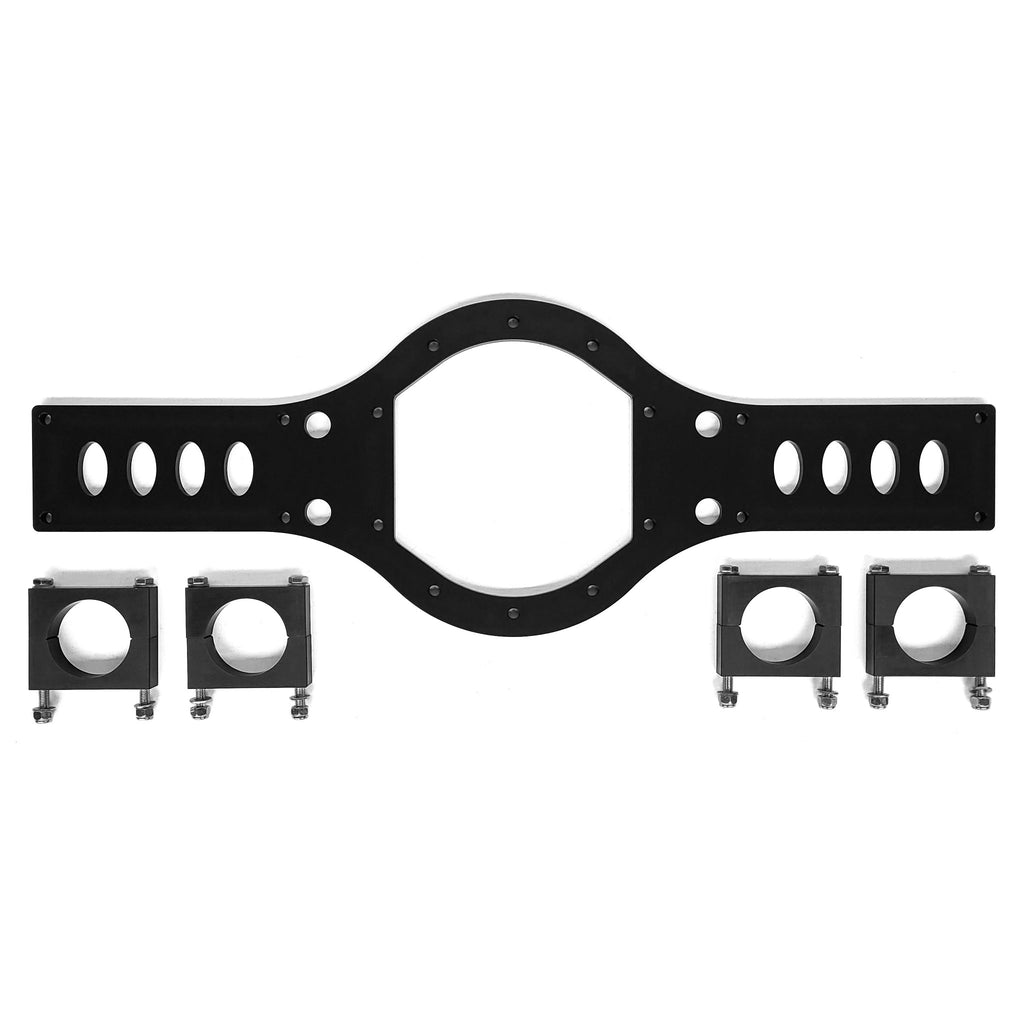 Lightweight Alloy Dural Brace For Atlas Axle With 60mm Clamps (Black Anodised)