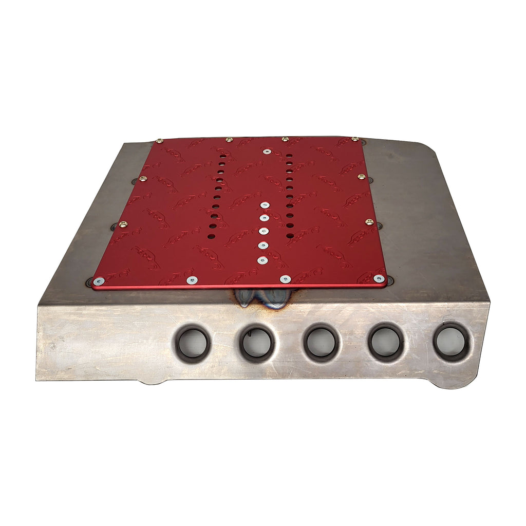 Tilton Pedal Box Weld On Base RHD (Red Anodised)