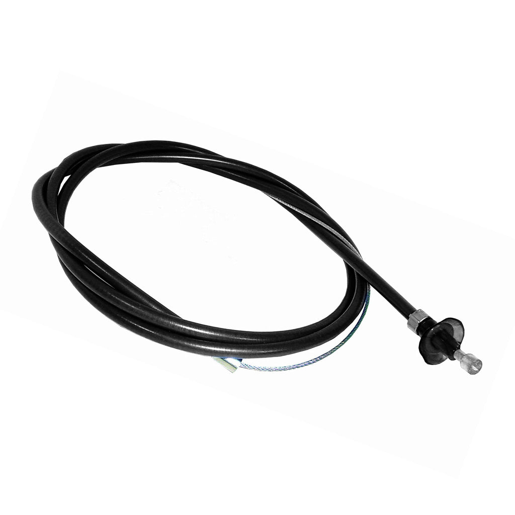 Black Throttle Cable Headed Nipple End Short (1.2m)