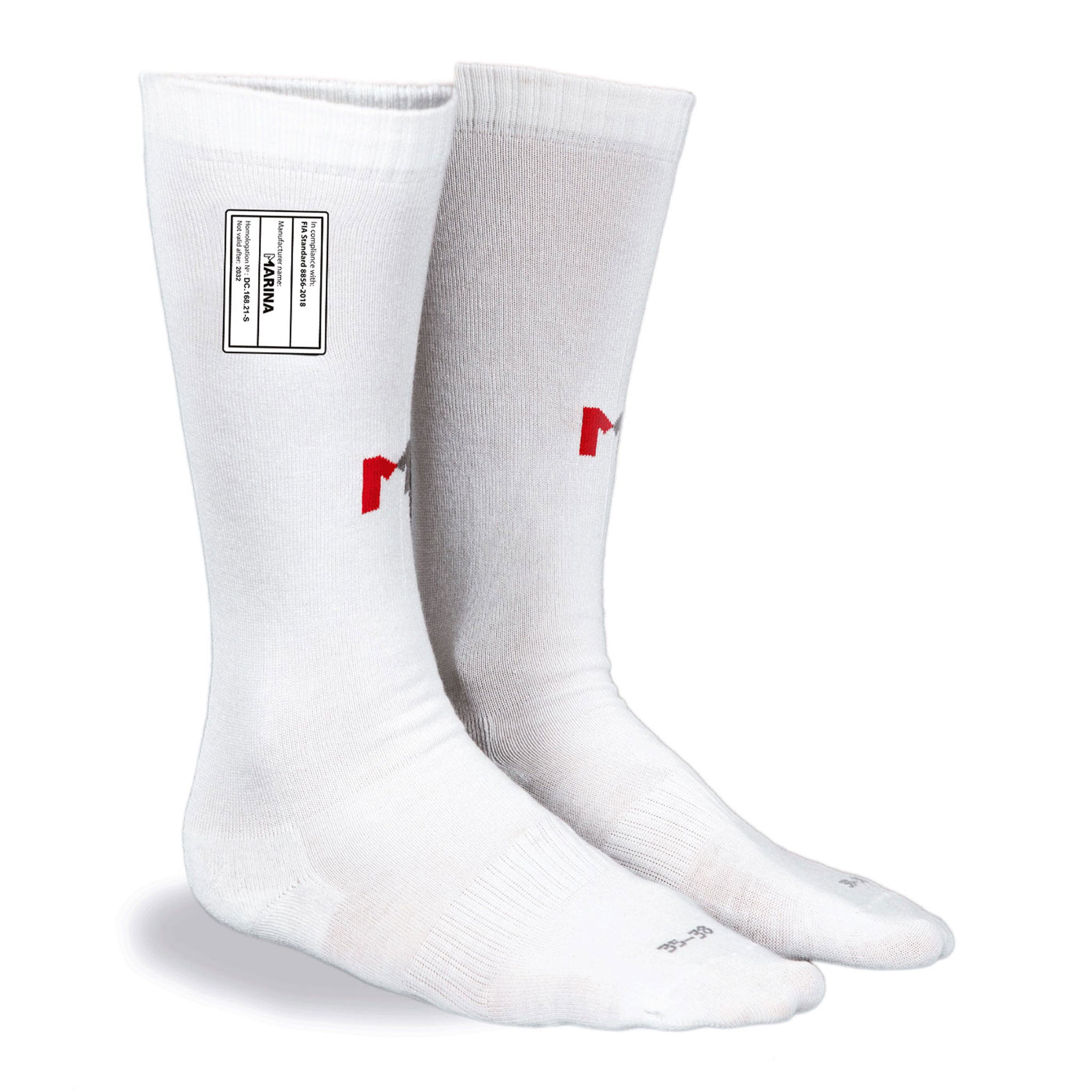 Marina M-Cool Fireproof Socks In White (FIA Approved) – C Bradley ...