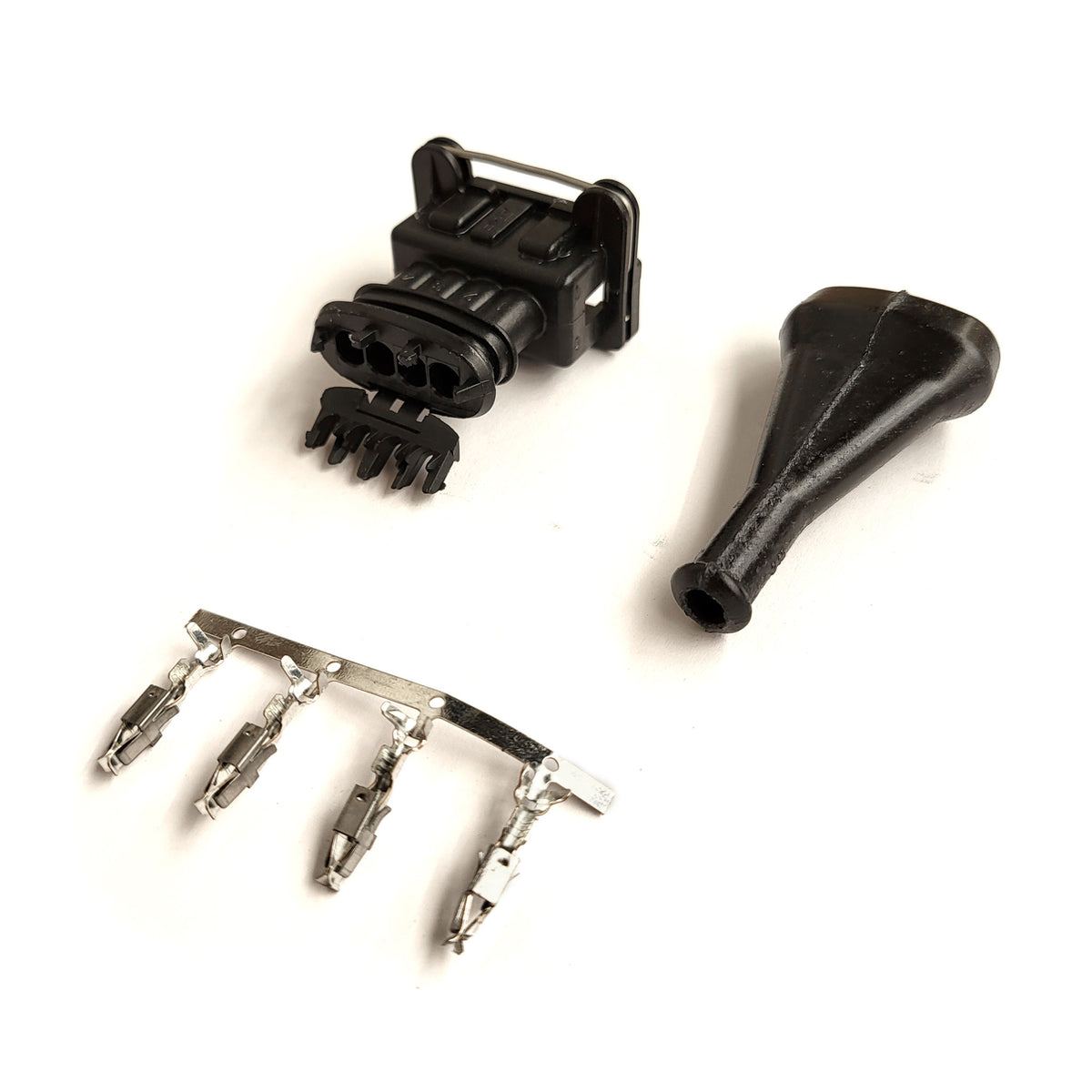 4 Pin Minitimer Connector With Rubber Boot & Terminals – C Bradley ...