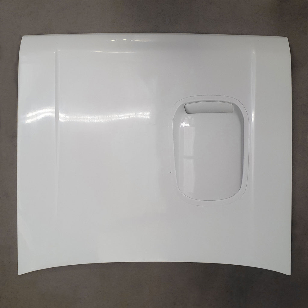 Mk2 Escort Fibreglass Bonnet With RHS Scoop