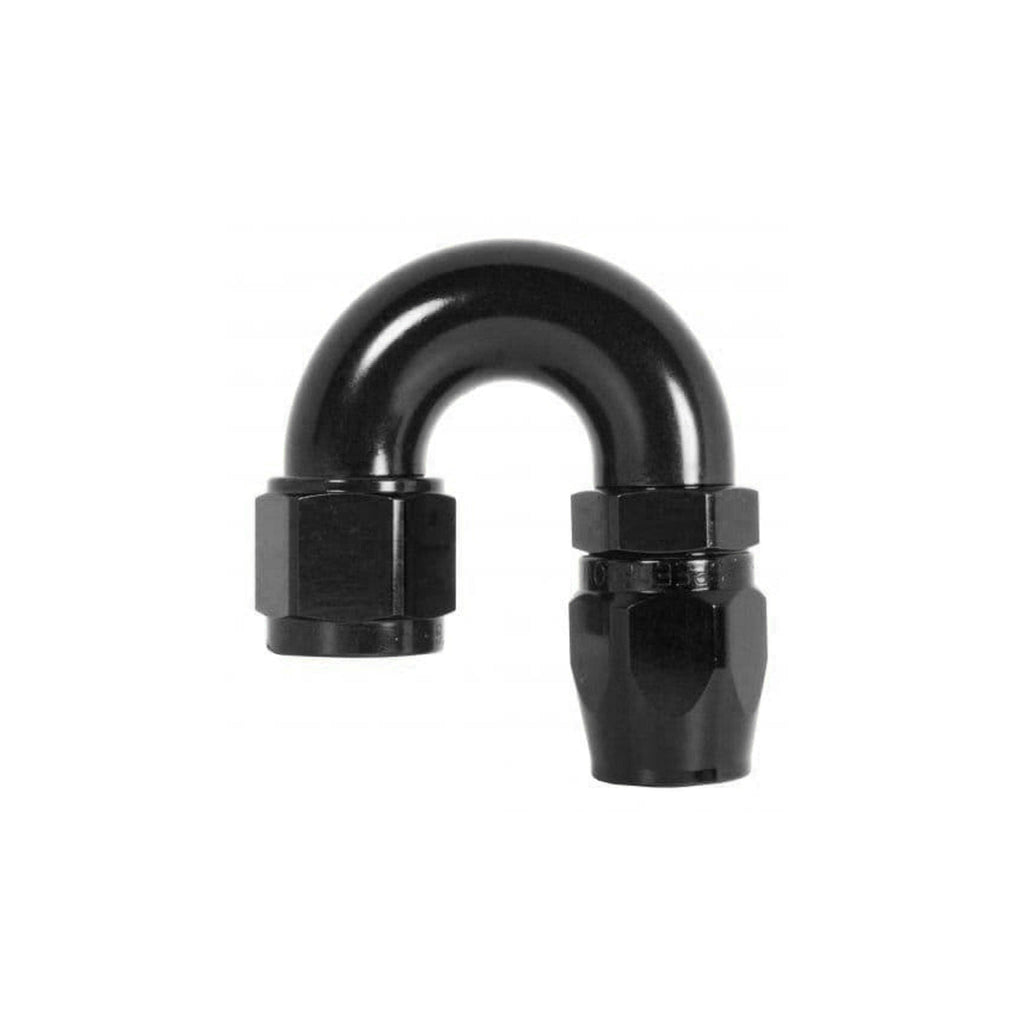 -12JIC 180° Black Compact Fitting For Rubber Hose