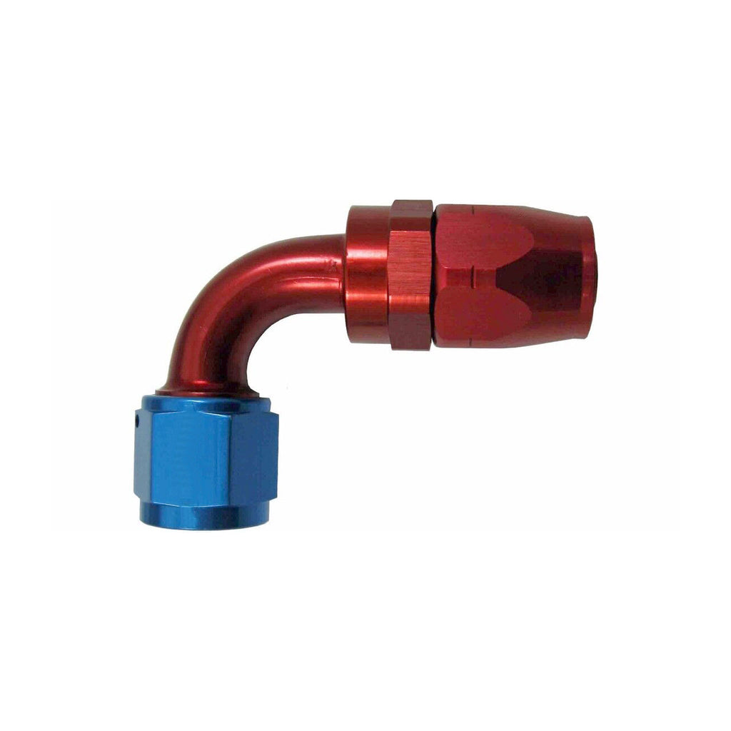 -12JIC 90° Red/Blue Fitting For Rubber Hose