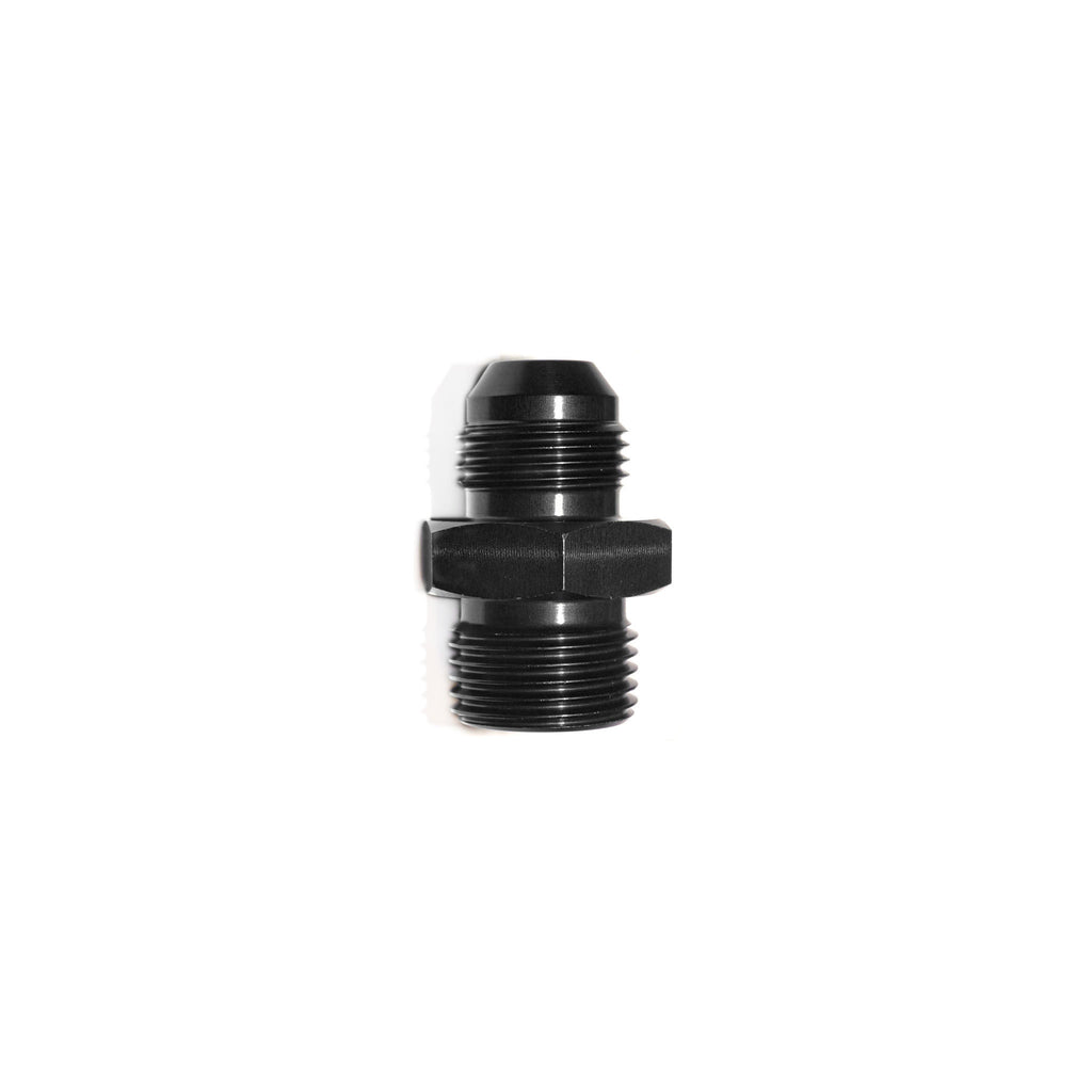 -8JIC x 1/2 BSP Straight Male/Male Alloy Fitting Black