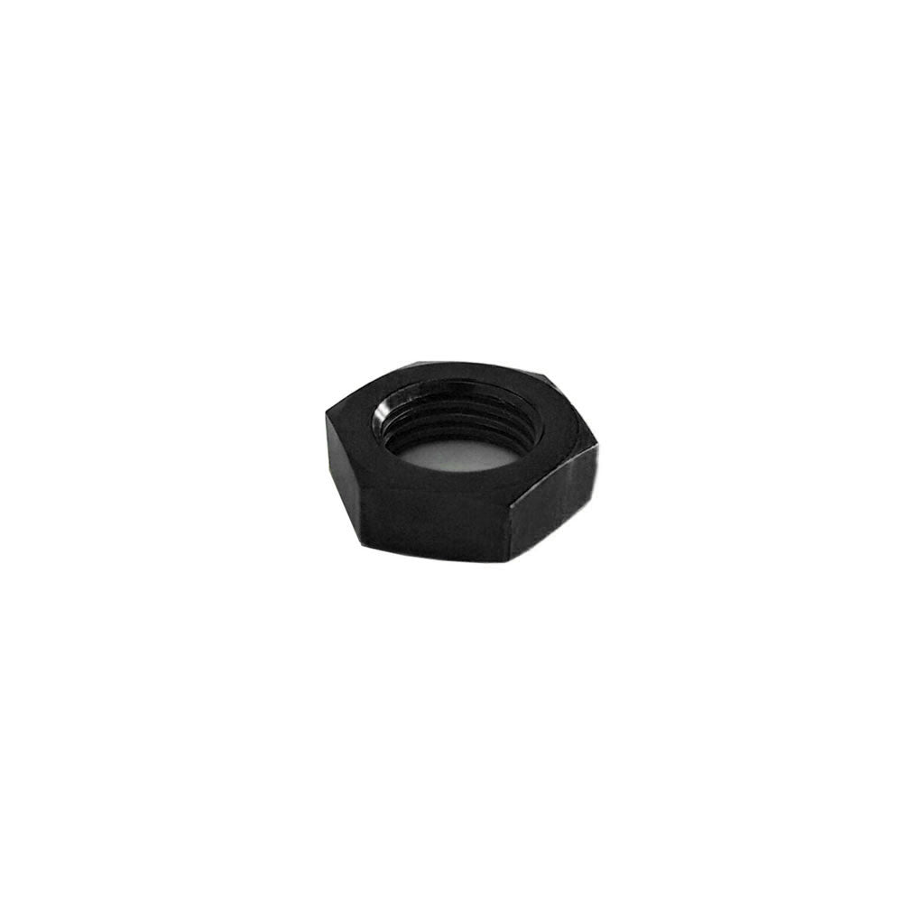 -4JIC Alloy Bulkhead Nut Black