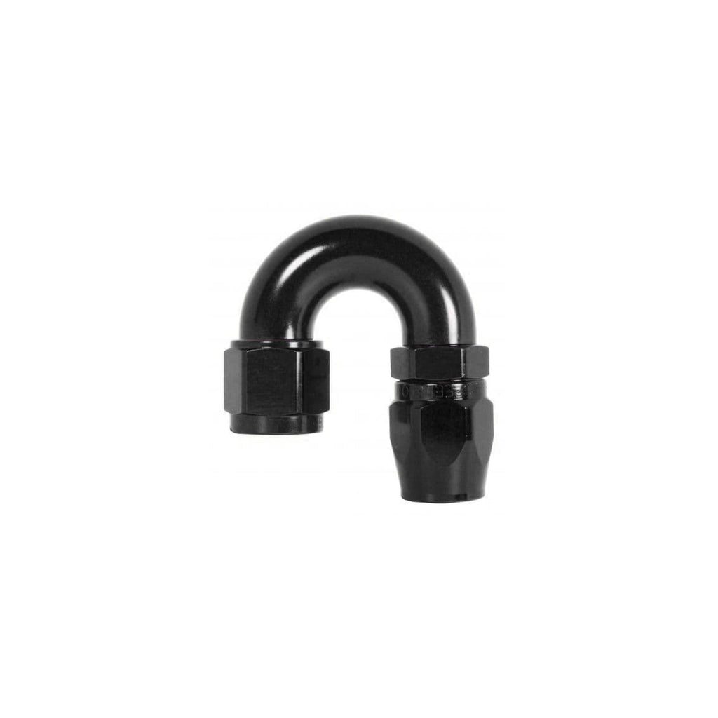 -8JIC 180° Black Compact Fitting For Rubber Hose