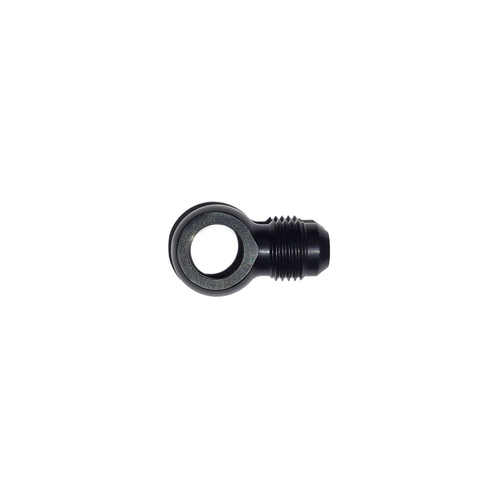 Alloy -6JIC X M12 Banjo Adaptor Black