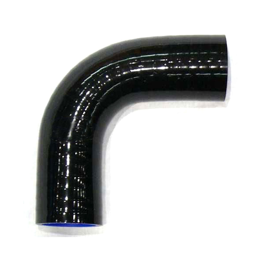90° Elbow 32mm Bore 102mm Legs Black Water Coolant Hose