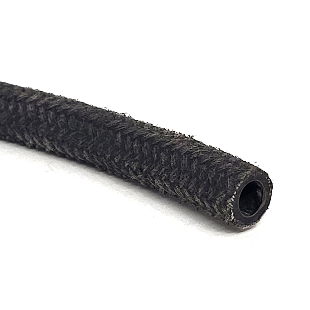 Black Textile Braid Fuel Hose 7.5mm ID (Per Metre)