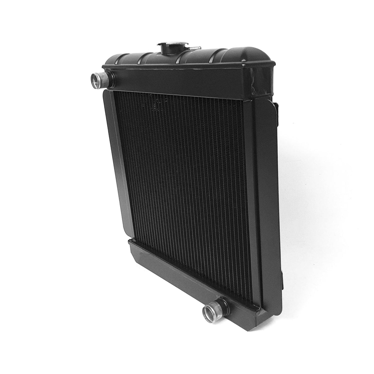 BDA Black Alloy Historic Radiator for Mk1/Mk2 Escort (Grille Side Fan ...
