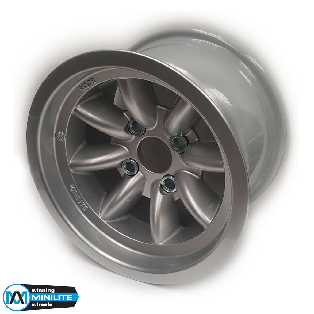 8.0x13" Minilite Wheel In Silver (Ford 4x108)