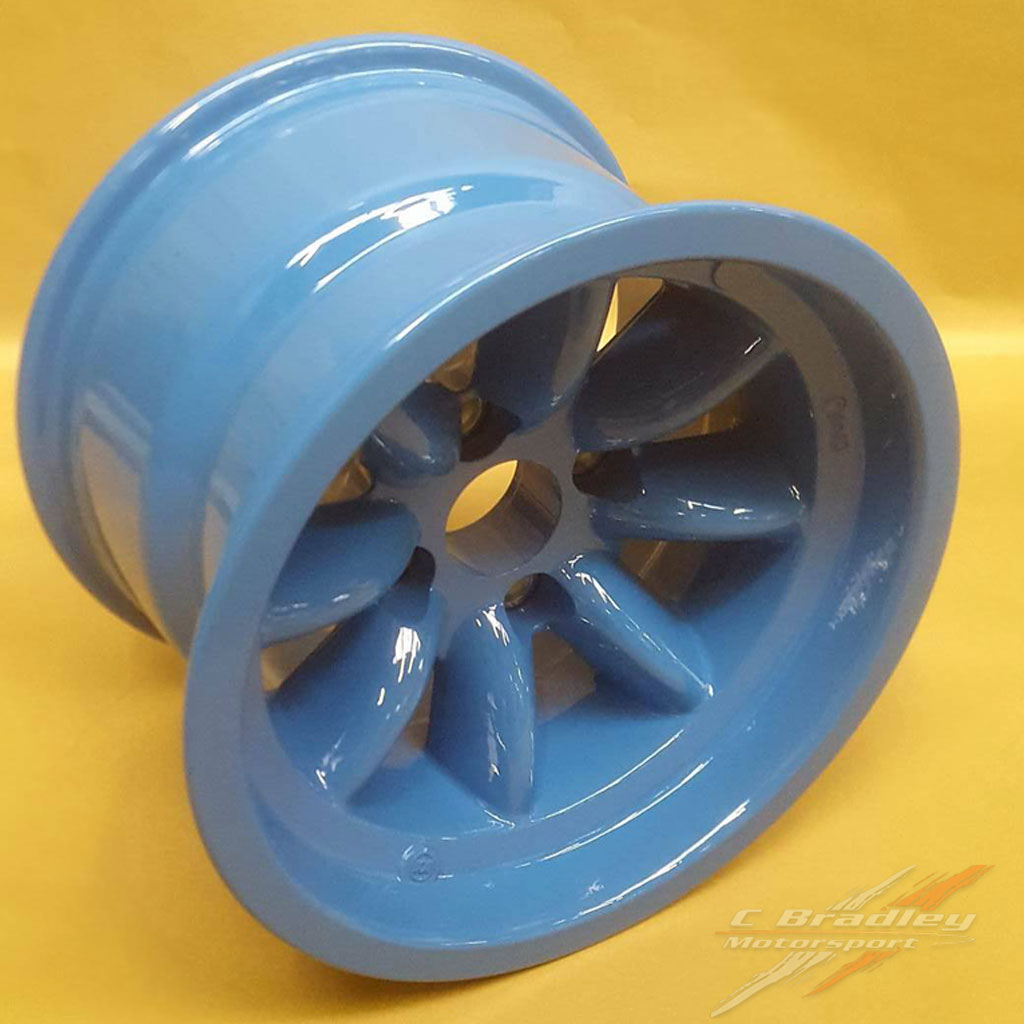 8.0x13" Minilite Wheel in Monza Blue (ET0 or ET-5)