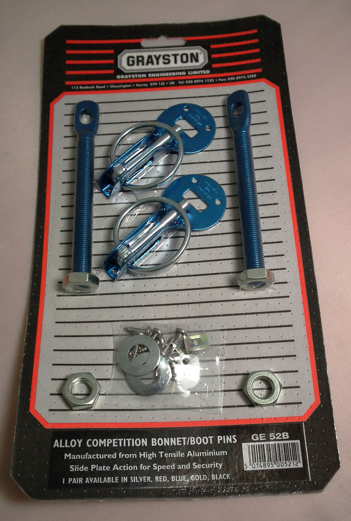 Bonnet Pin Kit in Blue