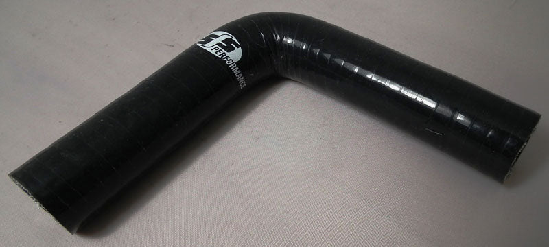 90&#176; ELBOW 16MM BORE 102MM LEGS 3 PLY BLACK WATER COOLANT HOSE