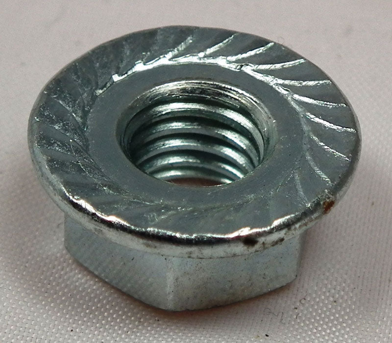 8MM MET FLAN NUTS BZP