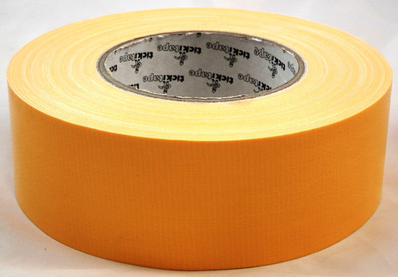 High Quality Poly Cloth Tank Tape in Yellow.
