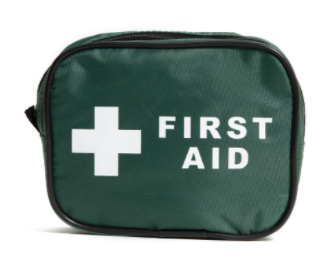 Green First Aid Zip Bag