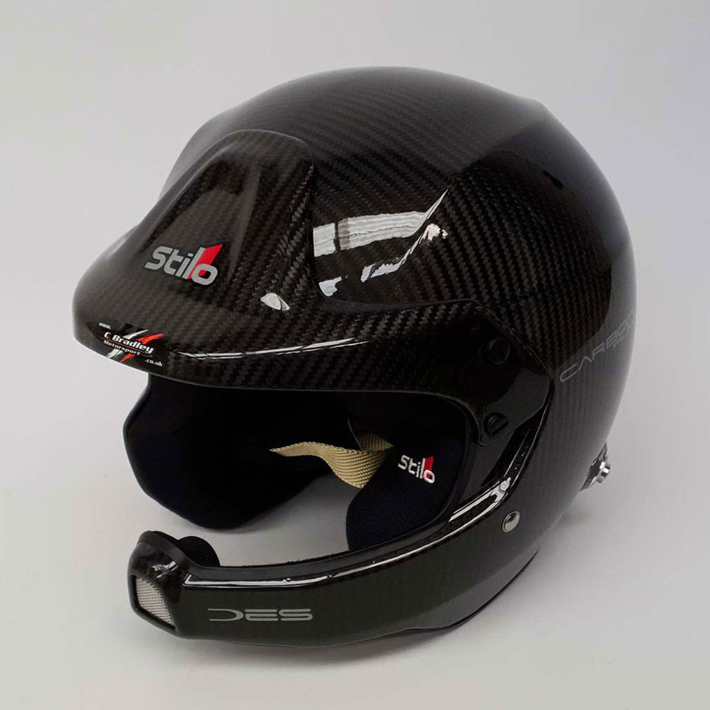 Stilo WRC DES Carbon Piuma Helmet with Hans Posts