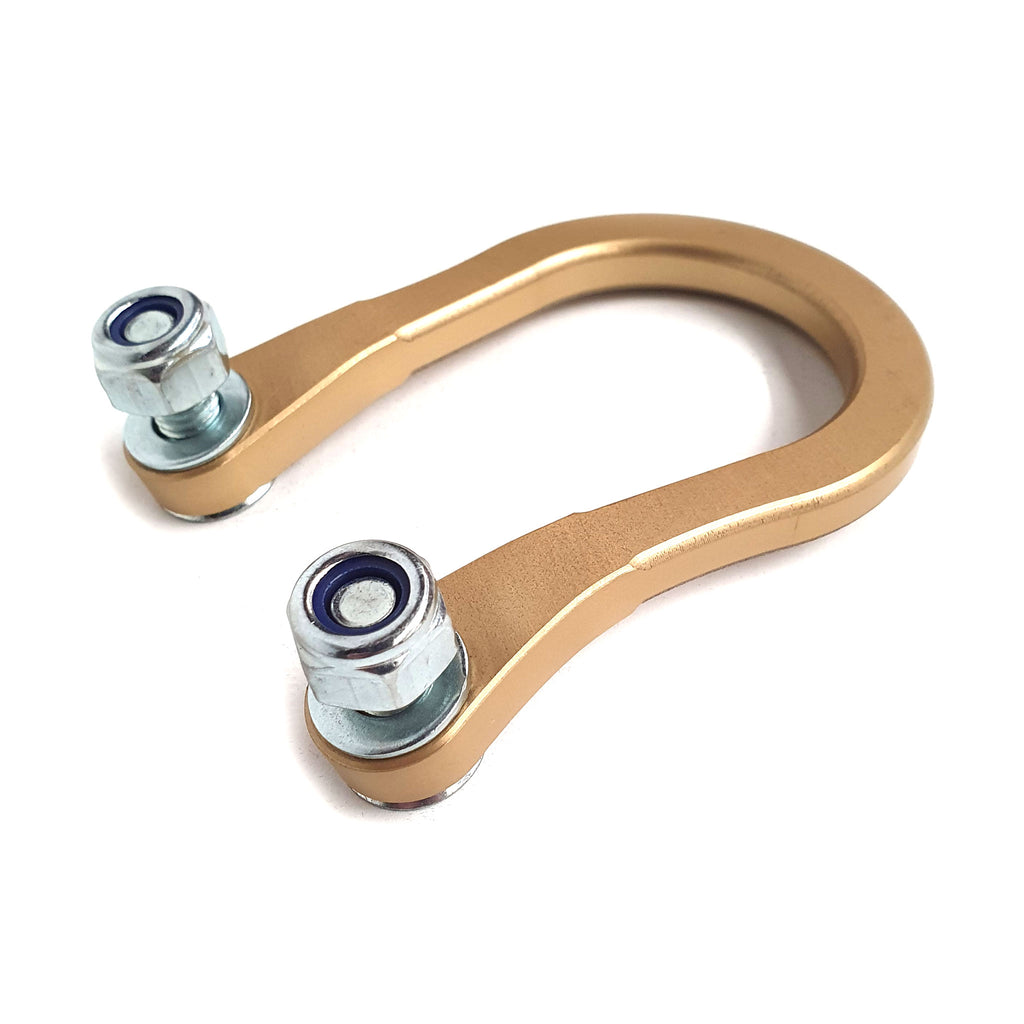Alloy Front Tow Hook (Gold Anodised) – C Bradley Motorsport