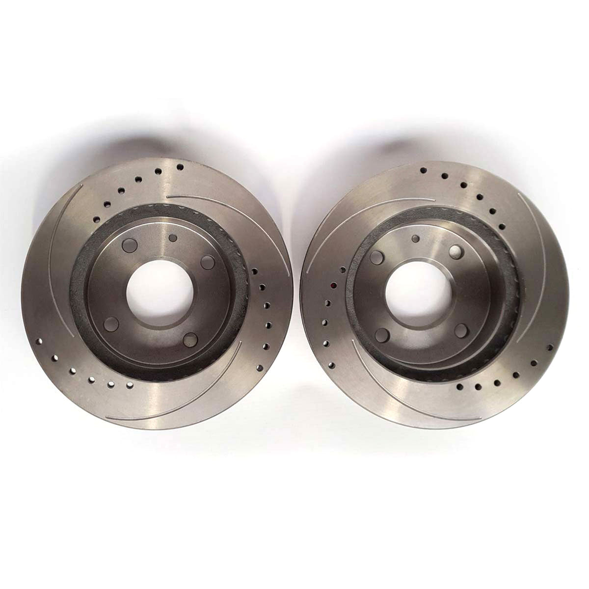 Vented Brake Discs 240x24mm X-Drilled & Grooved For XR3i (Pair) – C ...