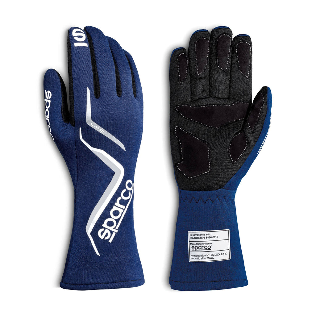 Sparco Land Blue Racing Gloves