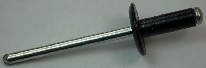 4.8 X 14MM BLACK LARGE FLANGE RIVET