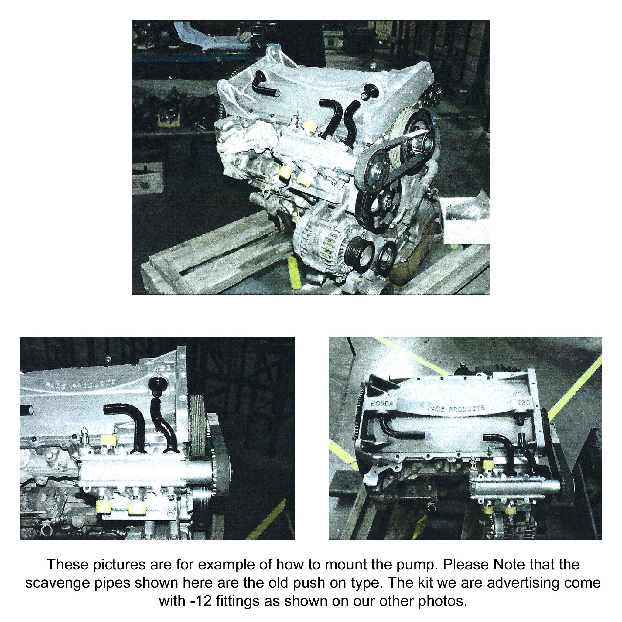 2.0L Honda Civic Type R/Accord K20A/K24 Dry Sump Kit Inlet Side – C ...