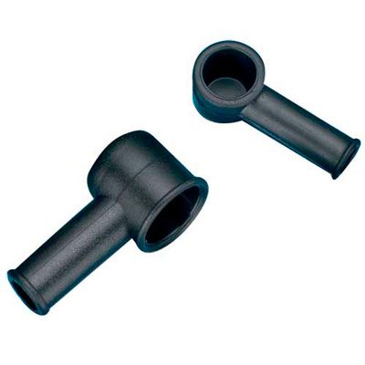 ANGLED RUBBER COVERS 6MM SLEEVE 11MM CAP DIA