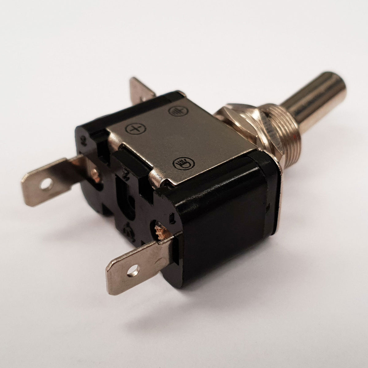 Amber LED On/Off Toggle Switch Lucar Terminals – C Bradley Motorsport