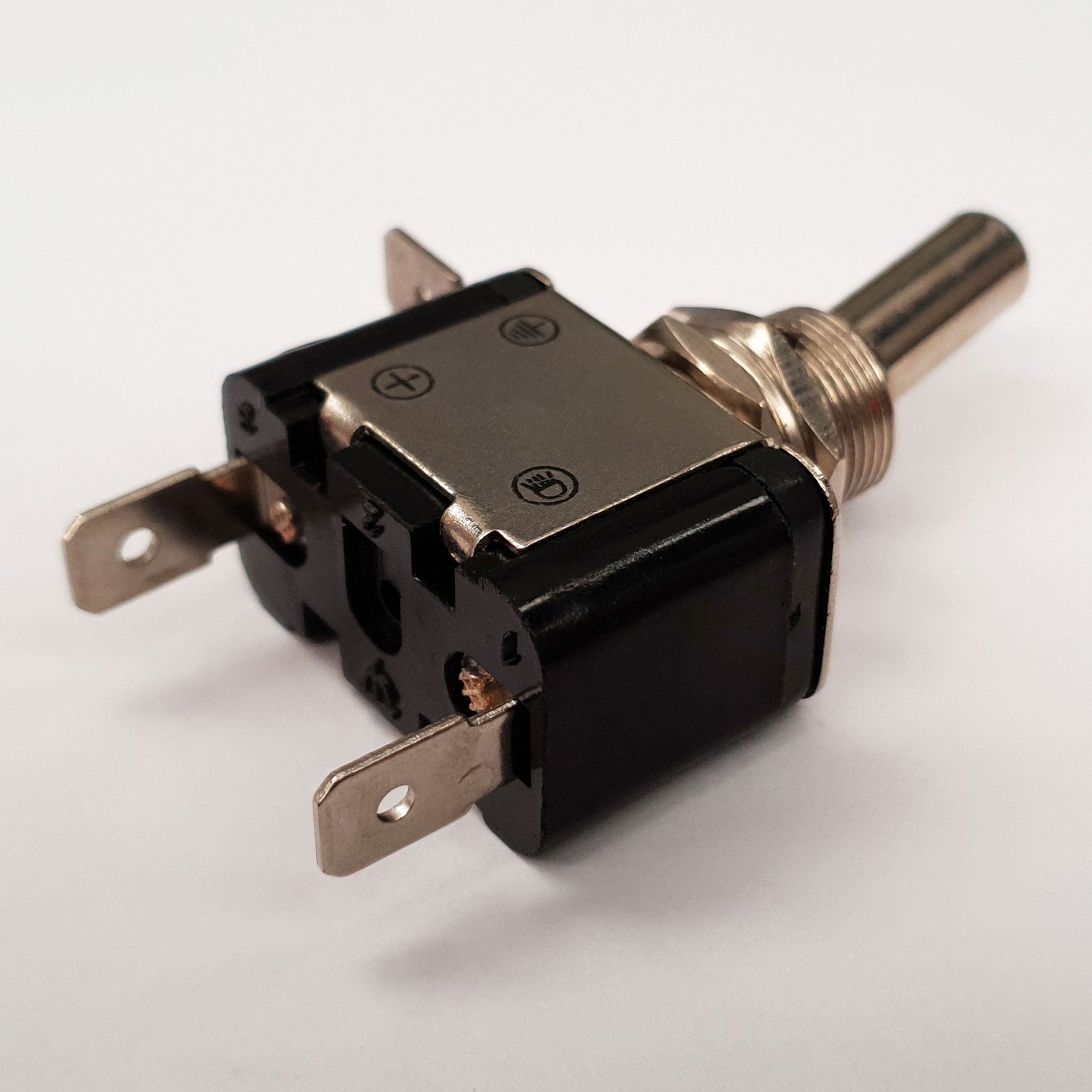 Amber LED On/Off Toggle Switch Lucar Terminals – C Bradley Motorsport