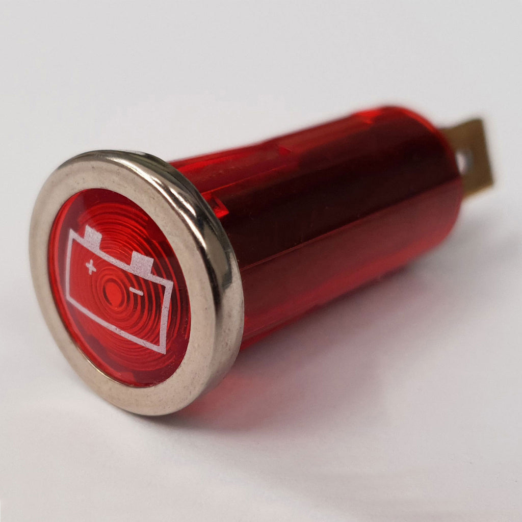 Warning Light Red with Battery Symbol