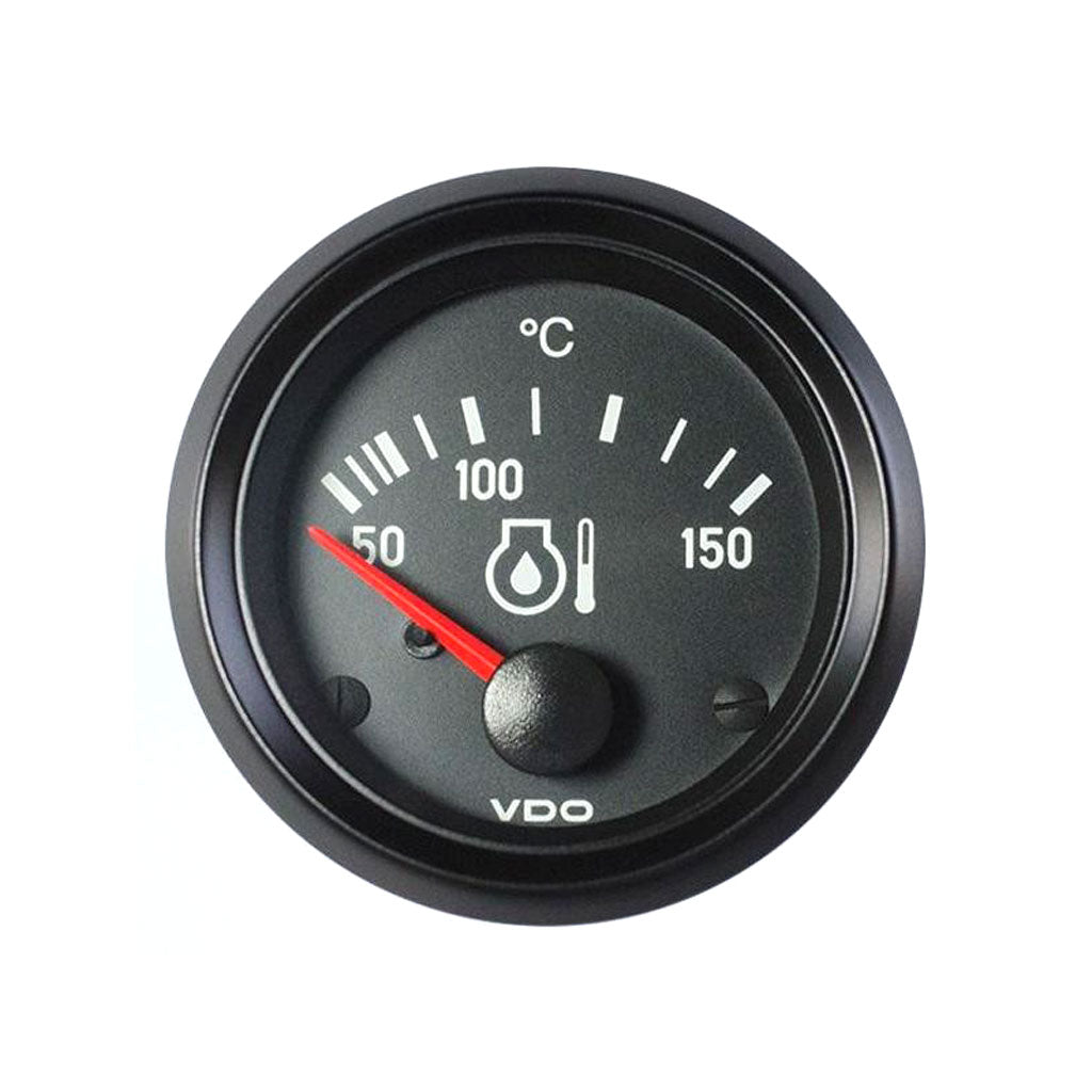 VDO Oil Temperature Gauge (50-150 Deg) Black