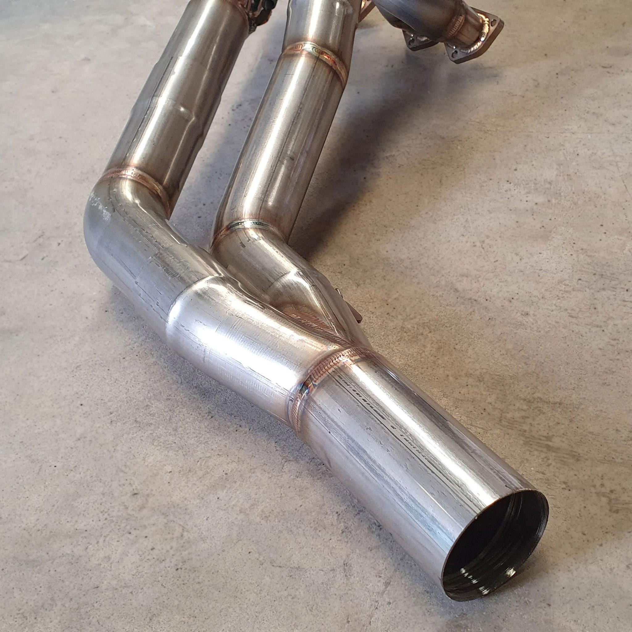 Mk1/Mk2 Escort BDA 3 Bolt Gravel Historic Stainless Steel Exhaust Mani ...