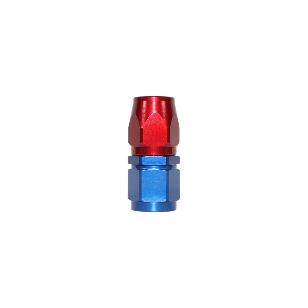 Speedflow -10JIC Straight Red/Blue Fitting For Rubber Hose