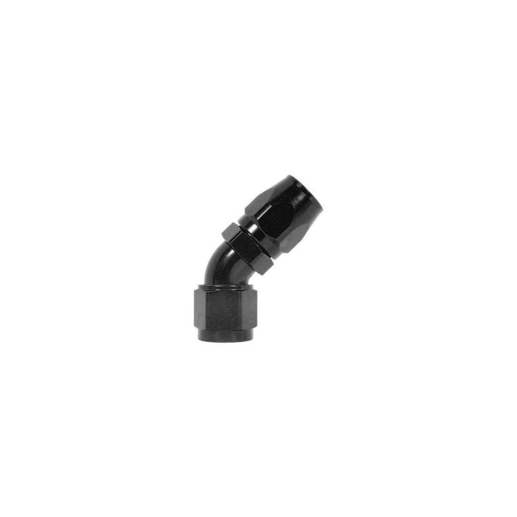 -6JIC 45° Black Compact Fitting For Rubber Hose