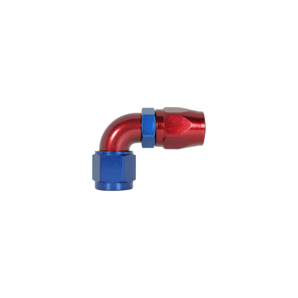 -8JIC 90° Red/Blue Compact Fitting For Rubber Hose