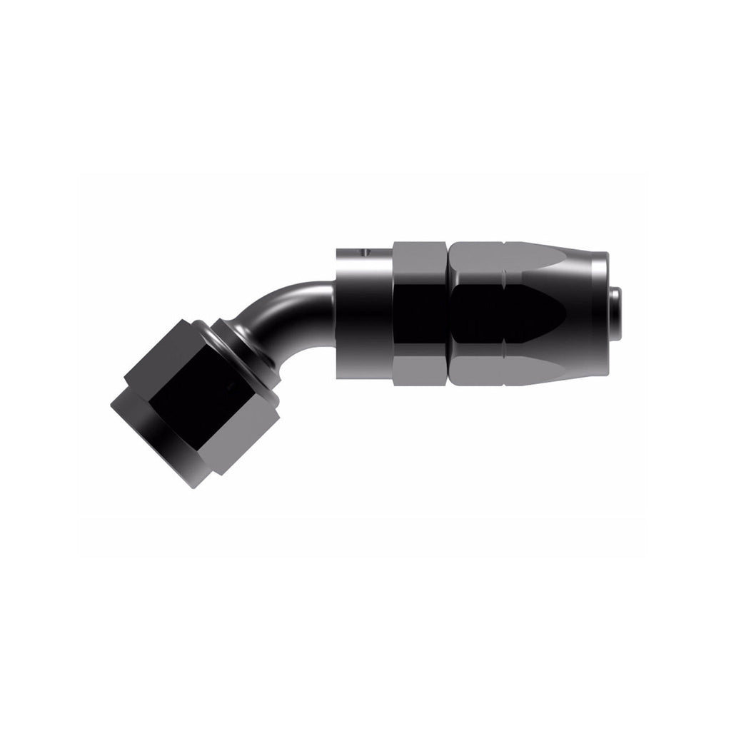 -6JIC 45° Black Fitting For Rubber Hose